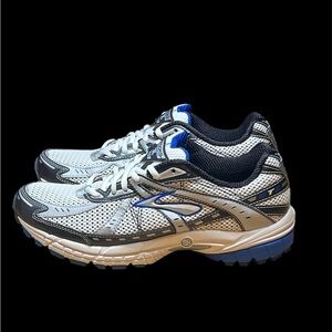 Size 8.5 - BROOKS ADRENALINE GTS 10 MEDIUM WHT/BLK/GRY/SLVR MEN'S 110069 1D 415